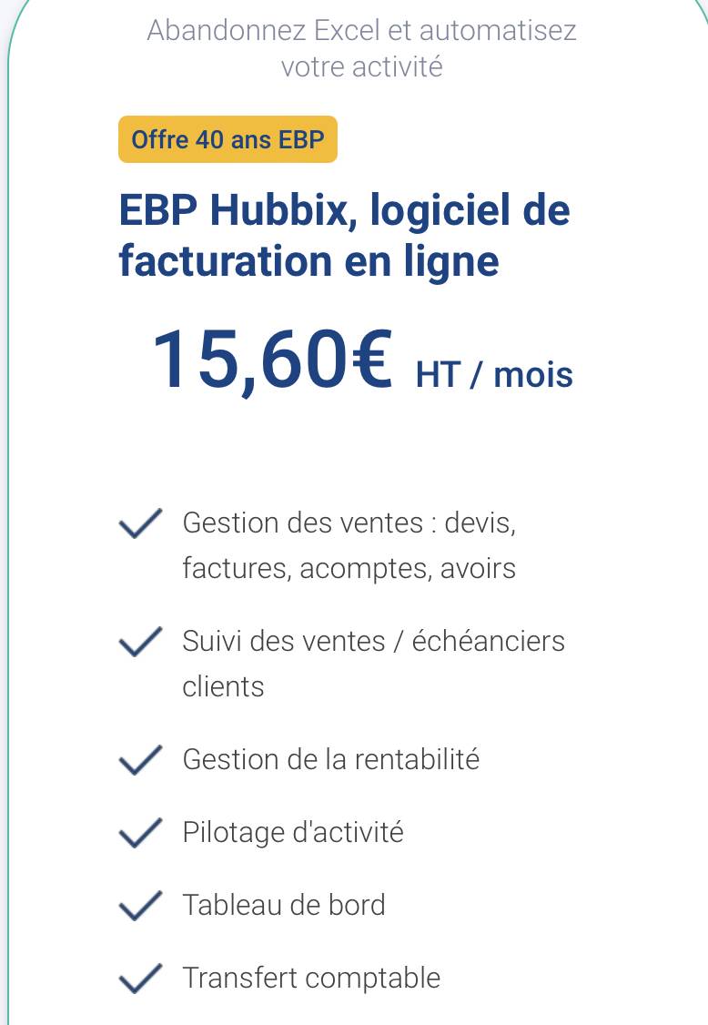 Logiciel de Gestion commerciale EBP adapté à vos besoins chez Agi Services près d'Avignon
